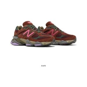 New Balance Red and Pink Sneakers